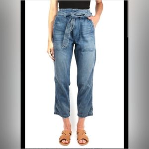 AMO Denim Adored Paperbag Pant Denim Jeans